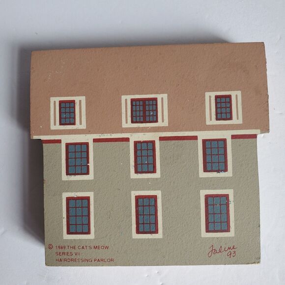 The Cat's Meow Village Collectibles Lot Of 9 Pieces 1986 - 1989 Beauregard - Picture 9 of 12